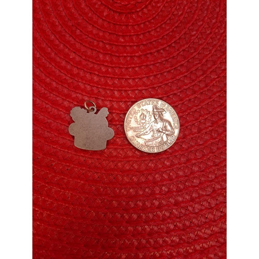 Rare‎ Pampered Chef Consultant Logo Pendant Charm Pewter - Picture 2 of 3